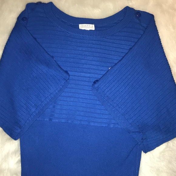 Blue Ribbed Top - Picture 2 of 6